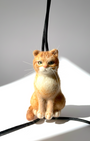 Ginger Cat Wool Charm - Woobbi