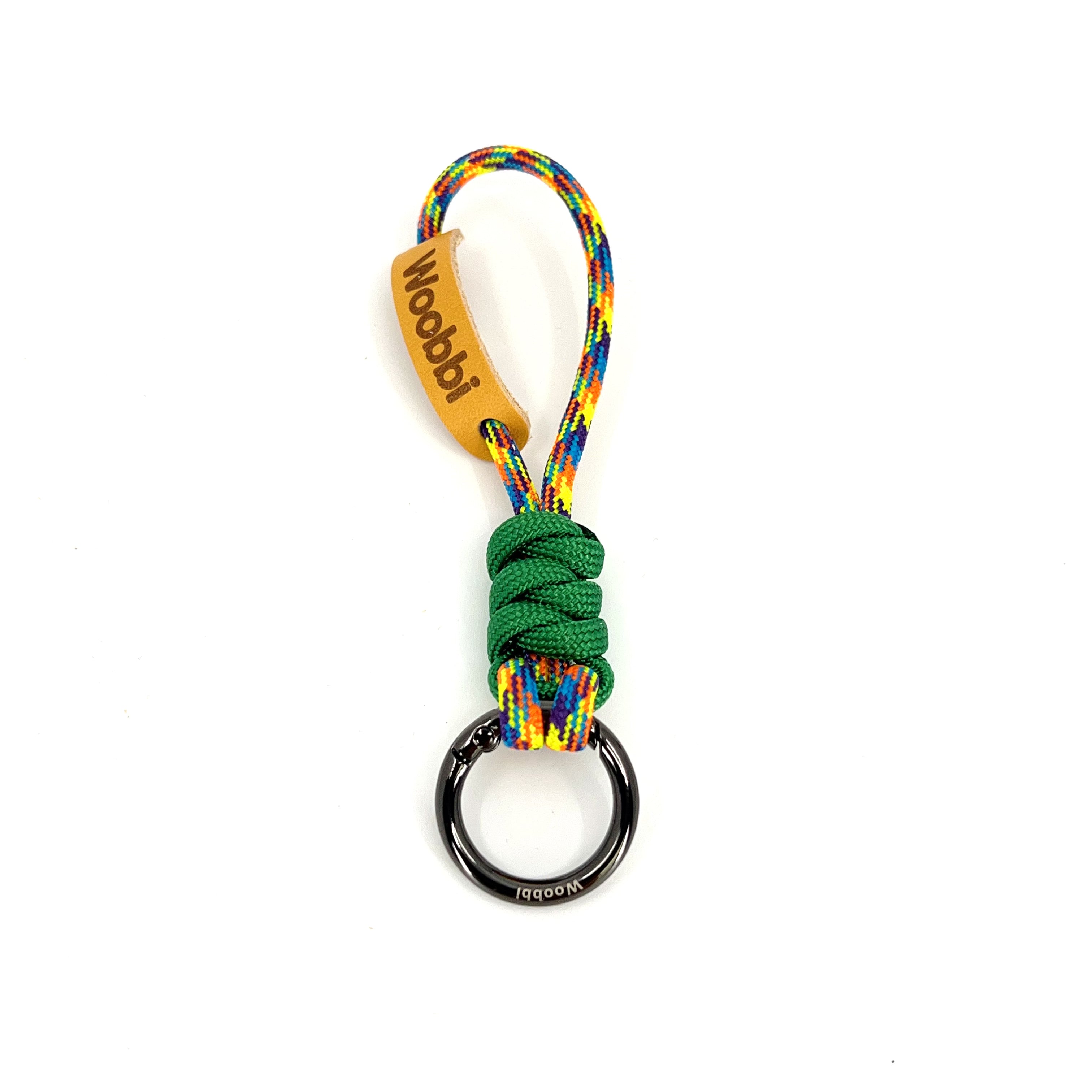 Colorblock Paracord Key Loop - Woobbi