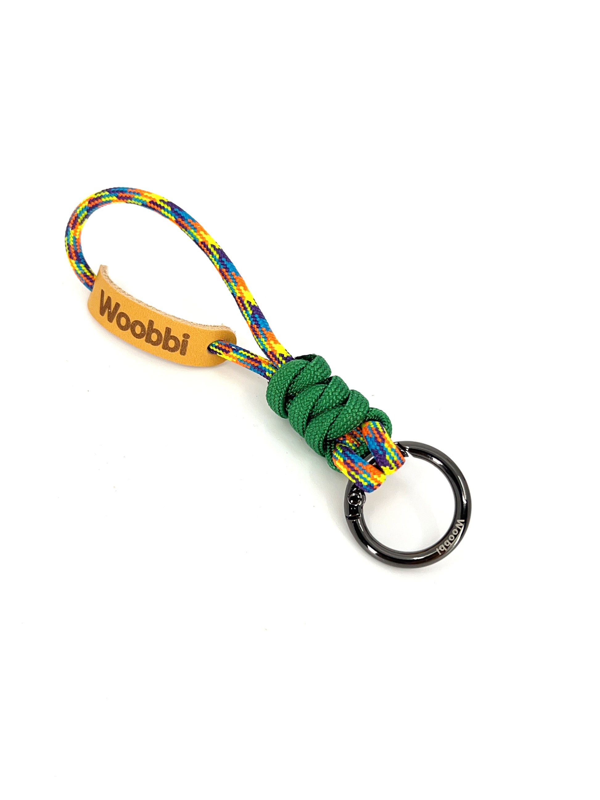 Colorblock Paracord Key Loop - Woobbi