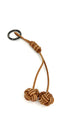 Long Braided Knot Loop in Cowhide - Woobbi