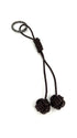 Long Braided Knot Loop in Cowhide - Woobbi