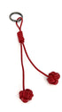 Long Braided Knot Loop in Cowhide - Woobbi