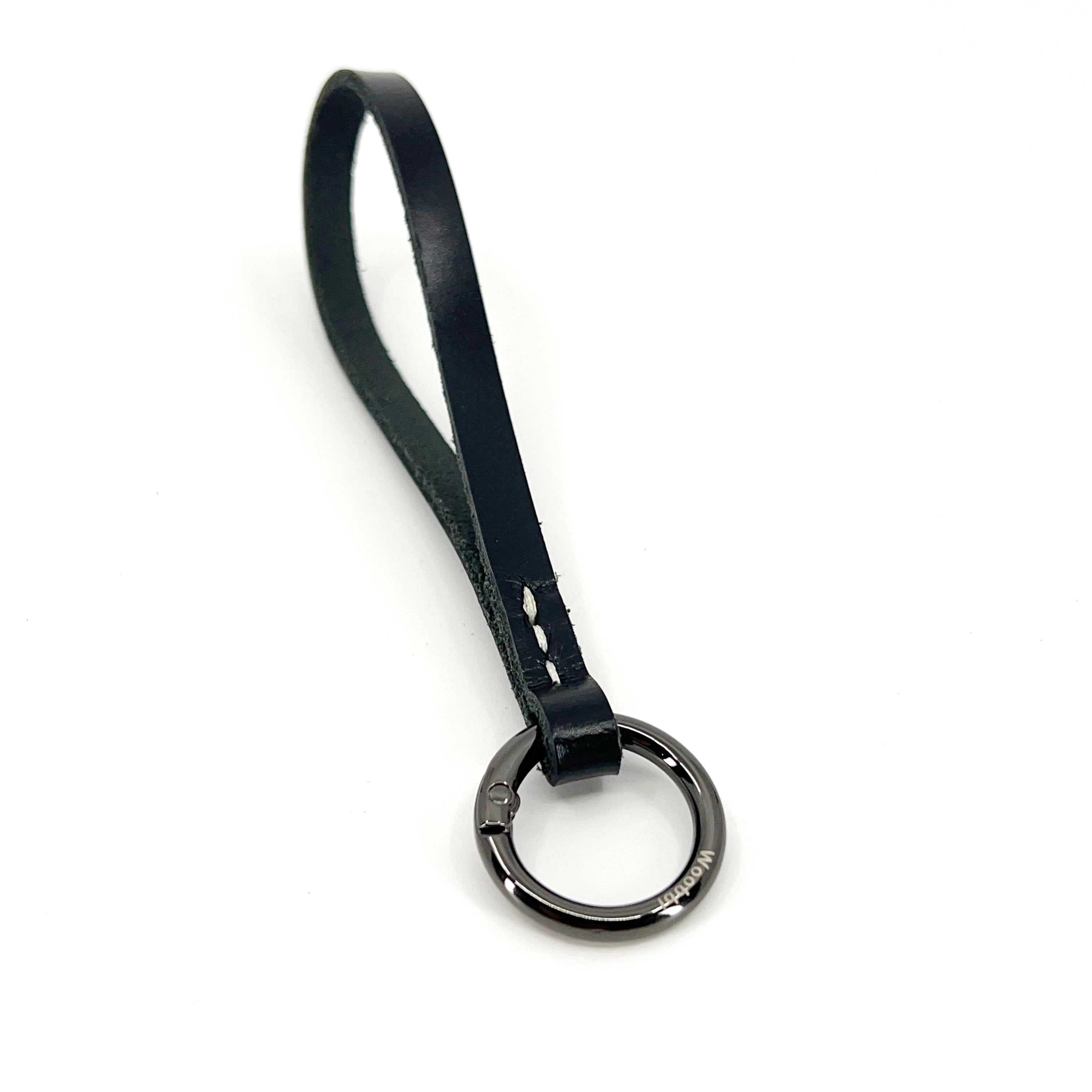 Gloss Finish Loop Key Holder in Cowhide - Woobbi