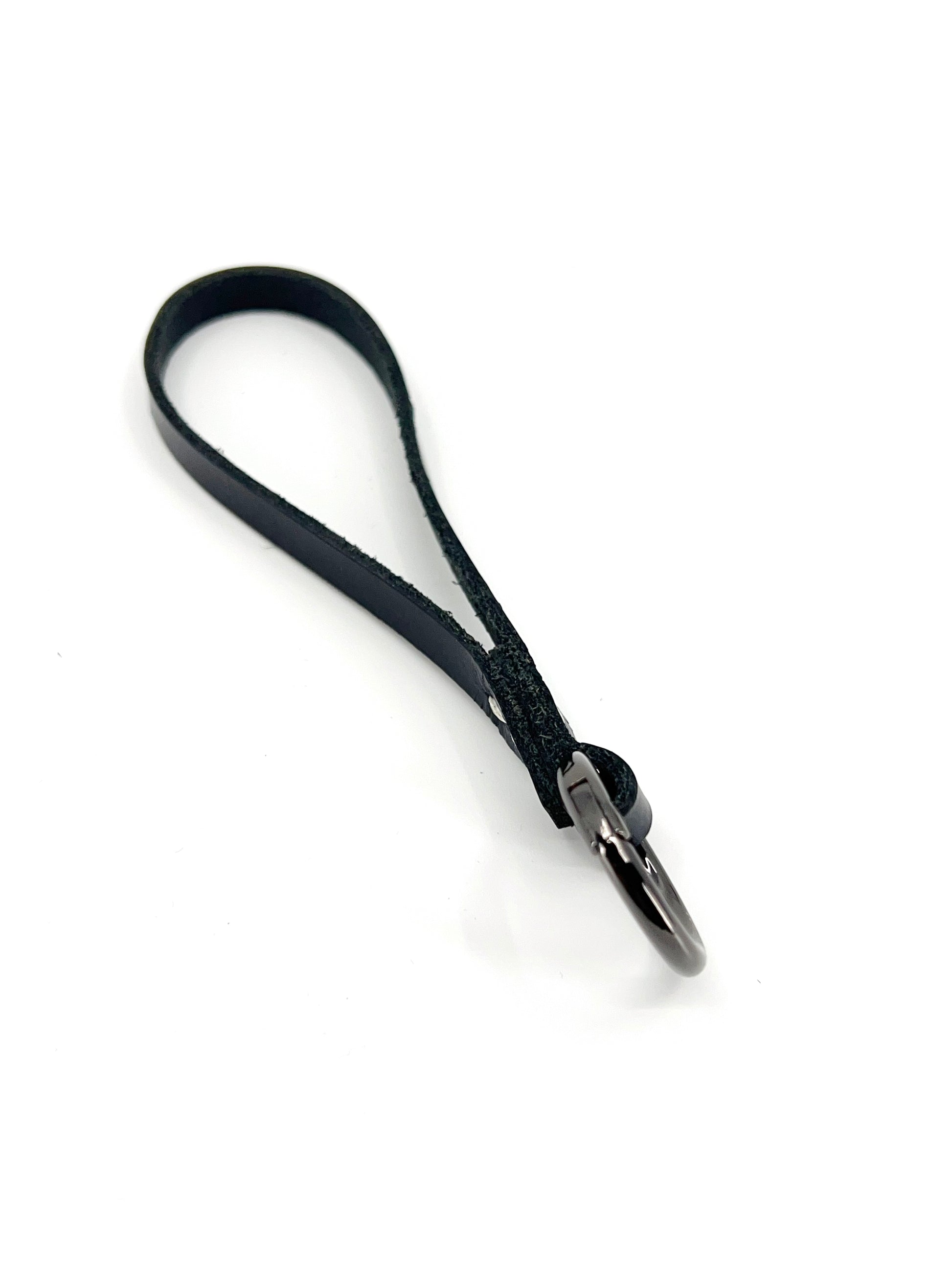 Gloss Finish Loop Key Holder in Cowhide - Woobbi