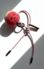 Apple Wool Bag & Keychain Charm - Woobbi