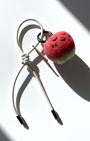 Apple Wool Bag & Keychain Charm - Woobbi