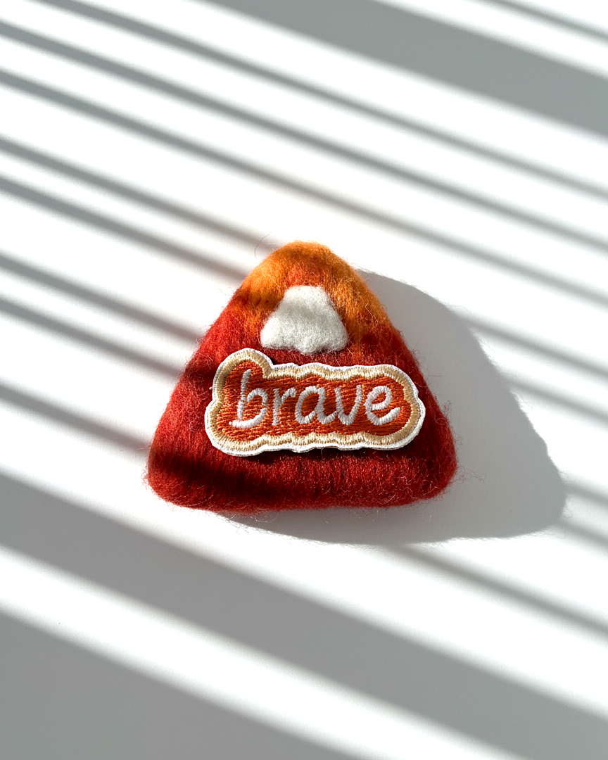 Brave Patch Wool Magnet - Woobbi