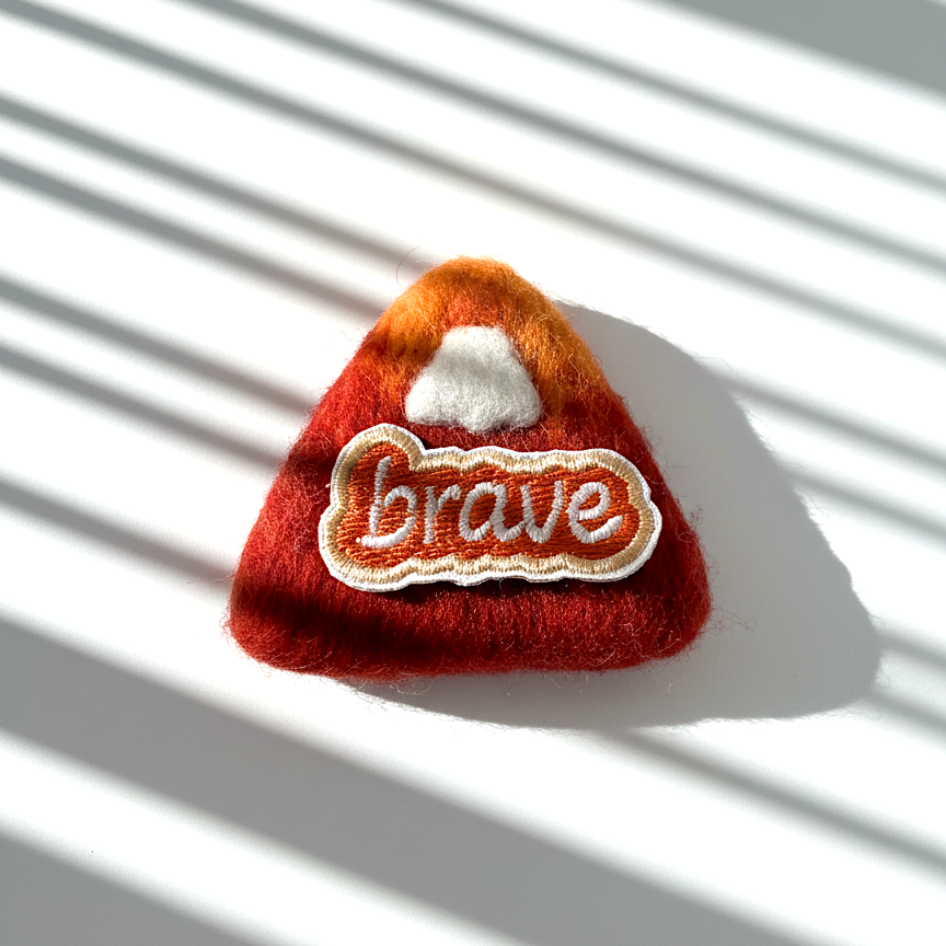 Brave Patch Wool Magnet - Woobbi