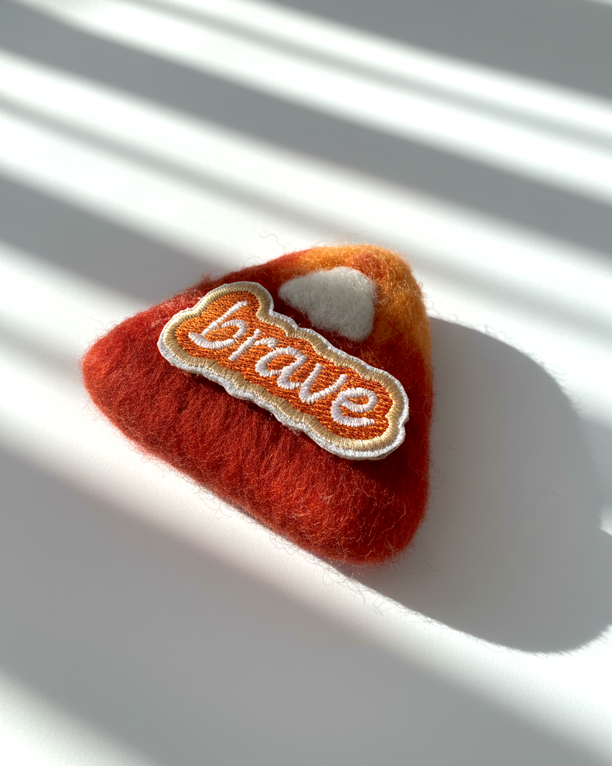 Brave Patch Wool Magnet - Woobbi