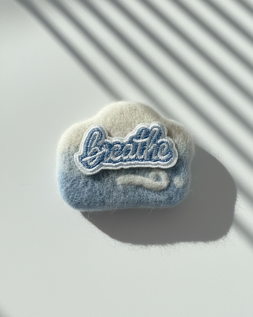 Breathe Patch Wool Magnet - Woobbi