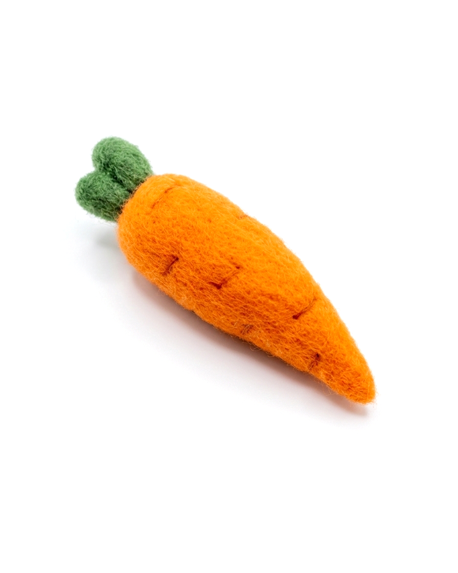 Carrot Wool Felt Fridge Magnet - Woobbi