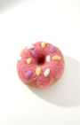 Pink Frosted Donut Wool Magnet - Woobbi