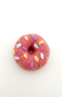 Pink Frosted Donut Wool Magnet - Woobbi