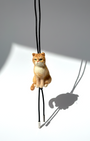 Ginger Cat Wool Charm - Woobbi
