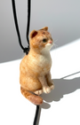 Ginger Cat Wool Charm - Woobbi