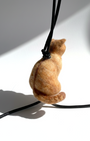 Ginger Cat Wool Charm - Woobbi