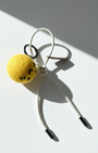 Lemon Wool Bag & Keychain Charm - Woobbi