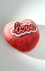 Heart Shaped Magnet with Love Patch - Woobbi
