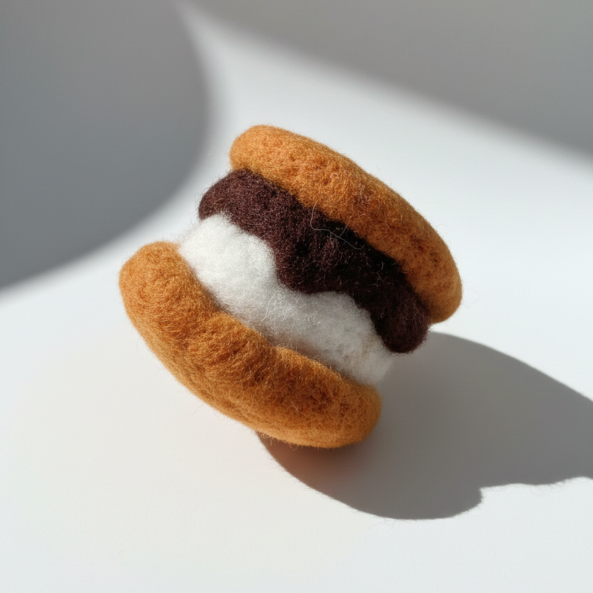 S’more Wool Magnet - Woobbi