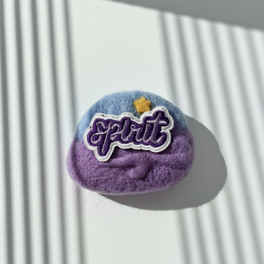 Spirit Patch Wool Magnet - Woobbi