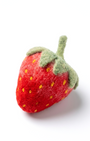 Strawberry Wool Felt Fridge Magnet - Woobbi
