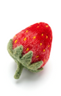 Strawberry Wool Felt Fridge Magnet - Woobbi