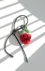 Strawberry Wool Bag & Keychain Charm - Woobbi