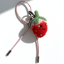Strawberry Wool Bag & Keychain Charm - Woobbi