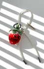 Strawberry Wool Bag & Keychain Charm - Woobbi