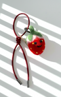 Strawberry Wool Bag & Keychain Charm - Woobbi