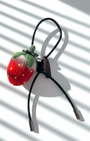 Strawberry Wool Bag & Keychain Charm - Woobbi