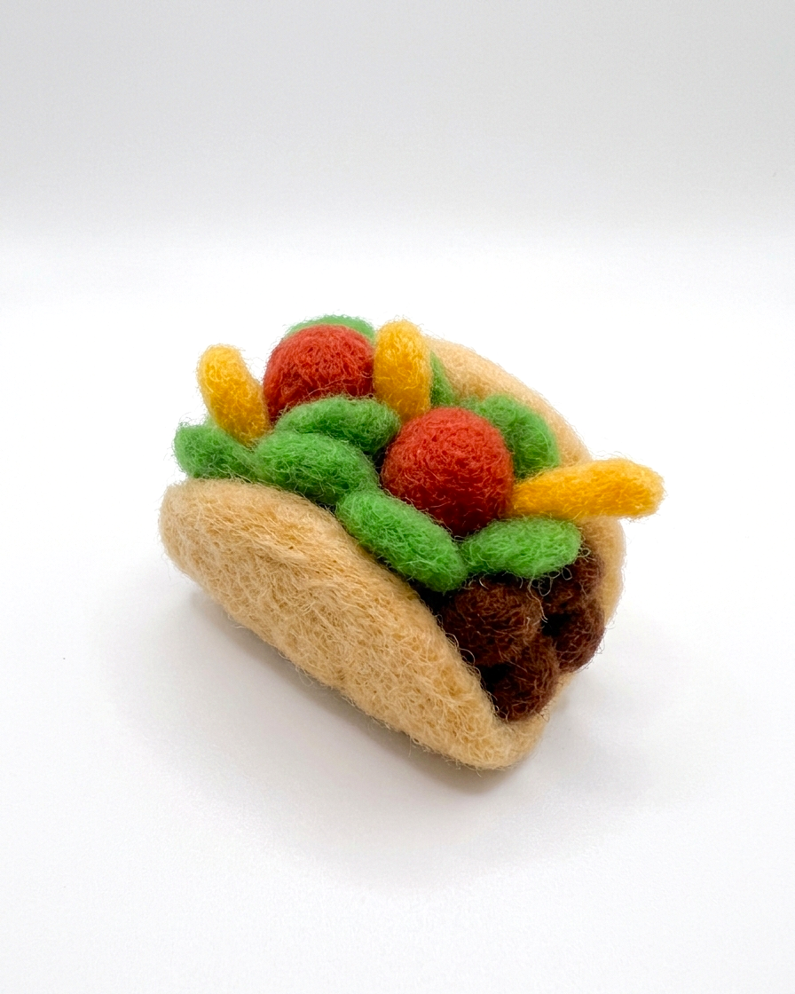 Taco Wool Fridge Magnet - Woobbi