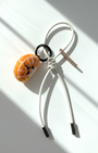 Tangerine Slice Wool Bag & Keychain Charm - Woobbi