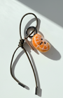 Tangerine Slice Wool Bag & Keychain Charm - Woobbi