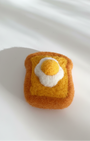 Sunny Egg Toast Wool Magnet - Woobbi