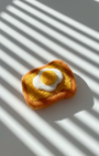 Sunny Egg Toast Wool Magnet - Woobbi