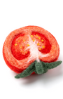 Tomato Wool Felt Fridge Magnet - Woobbi