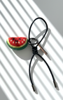 Watermelon Wool Bag & Keychain Charm - Woobbi